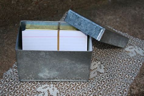 galvanized metal card box|Galvanized Card Holder .